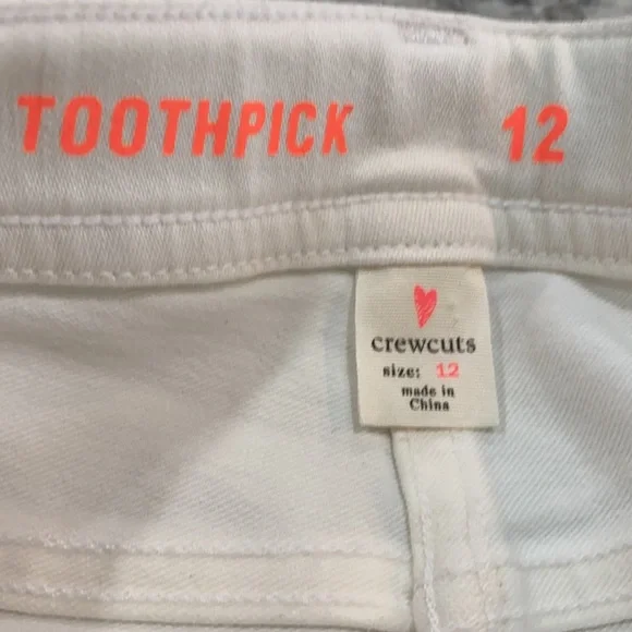J Crew Crewcuts Stretch Toothpick Jeans size 12 - Picture 4 of 8